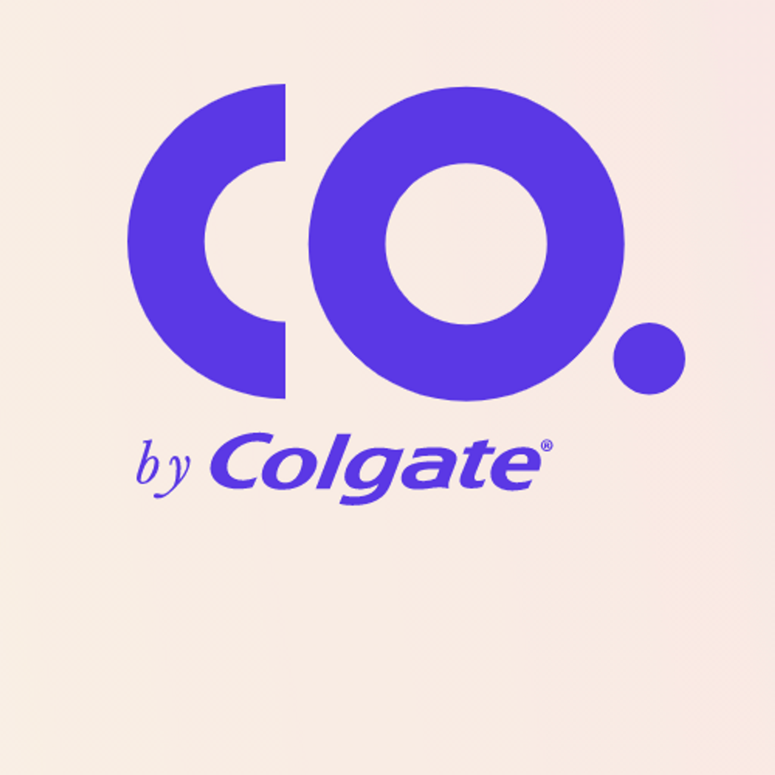 CO. by Colgate logo on beige background