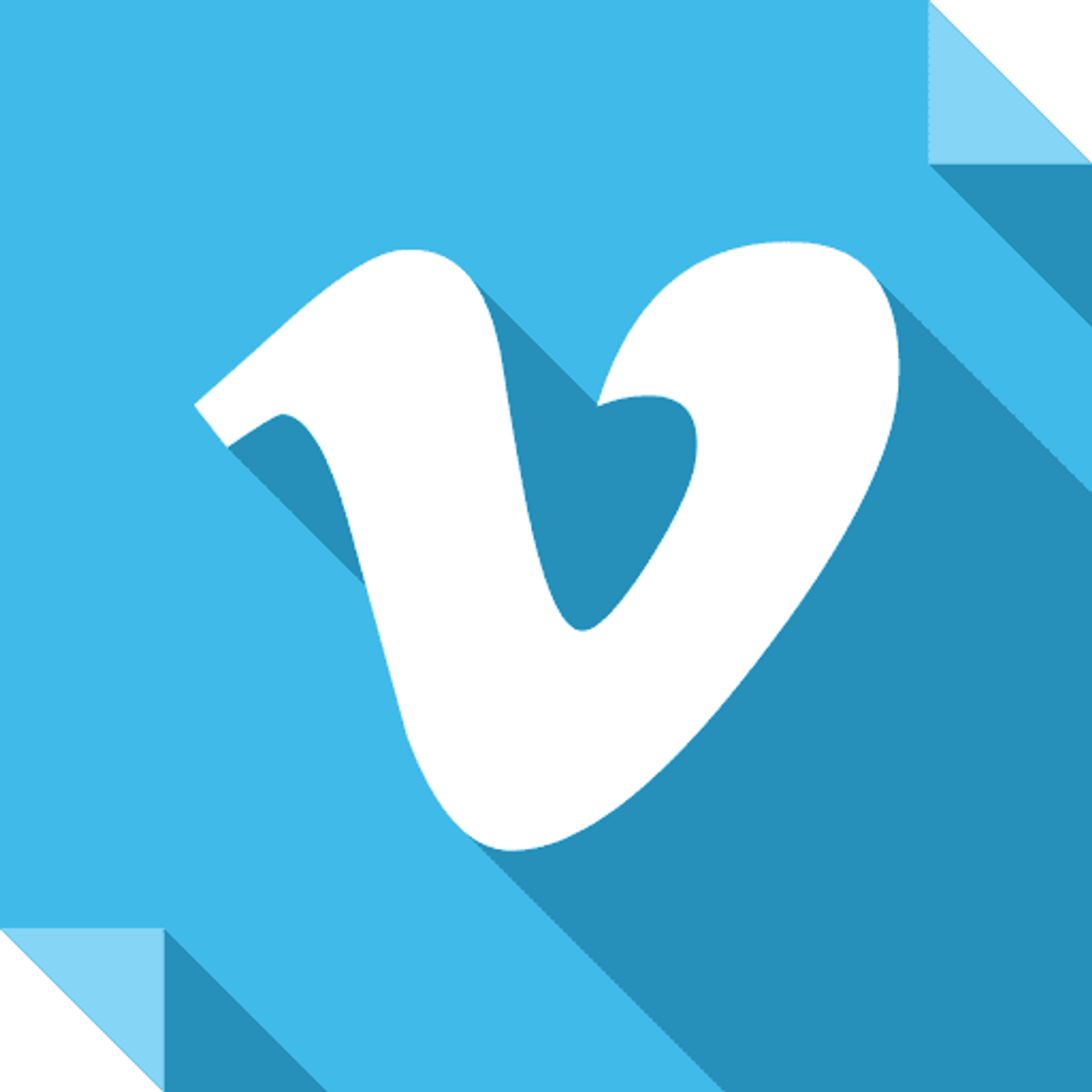 Blue image of Vimeo logo